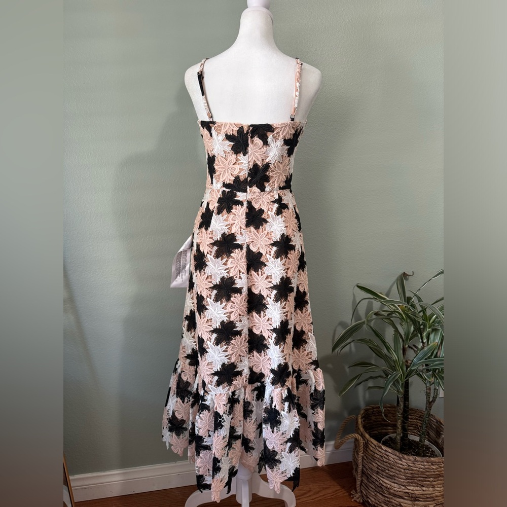 Dress the Population Chantal Floral Multihue Lace Party Dress Size XS NWT - Picture 7 of 14